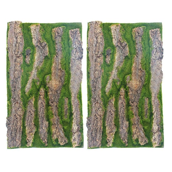2 Pcs Reptisoil Tortoise Tank Decorative Board Aquarium Background Board Cork B Carousel 1