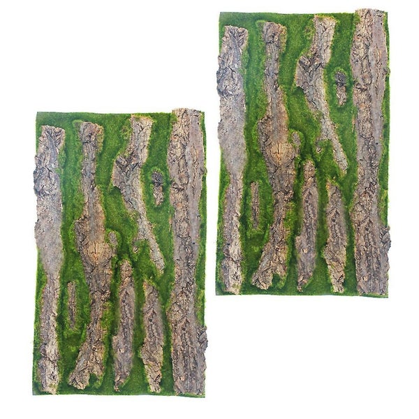 2 Pcs Reptisoil Tortoise Tank Decorative Board Aquarium Background Board Cork B Carousel 3