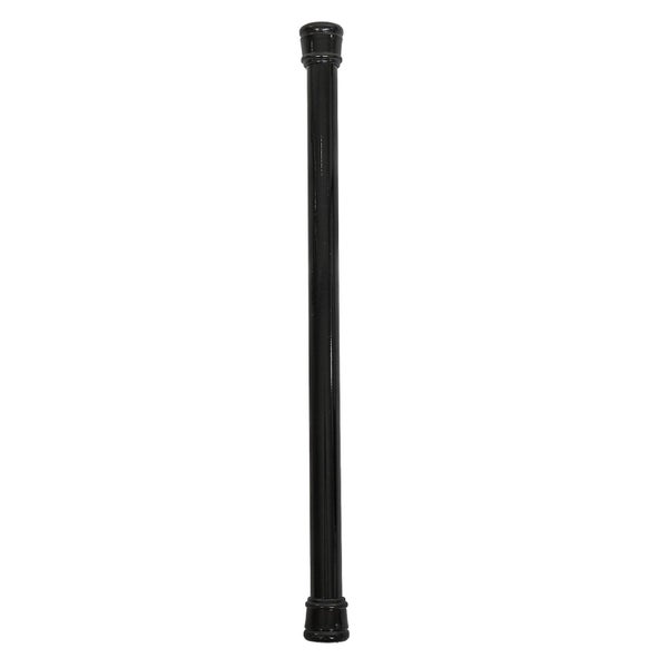 Black Tension Rod Extendable Clothes Rail Wall Curtain Bracket Clothes Rail Cur Carousel 1