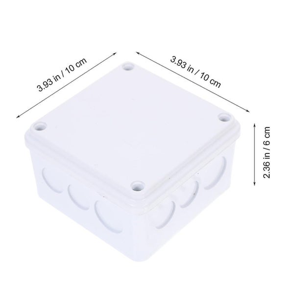 2 Pcs Trailer Junction Box Outlet Electrical Junction Box Abs Electrical Engine Carousel 2