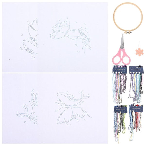 1 Set Embroidery Set Diy Craft Embroidery Starter Kit Cross Stitch Kit Embroid Carousel 1