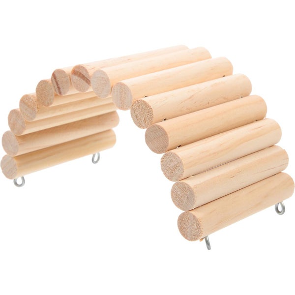 Interesting Hamster Ladder Multi function Hamster Toy Wooden Chinchilla Ladder Carousel 1