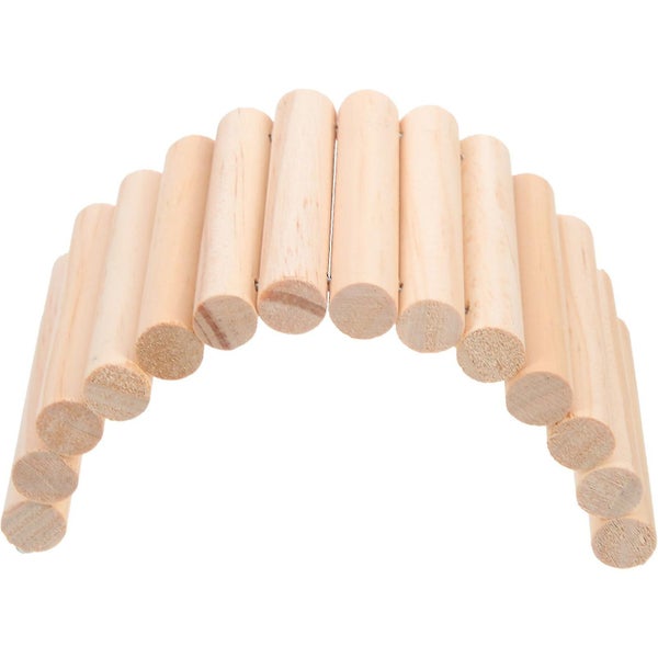 Interesting Hamster Ladder Multi function Hamster Toy Wooden Chinchilla Ladder Carousel 2
