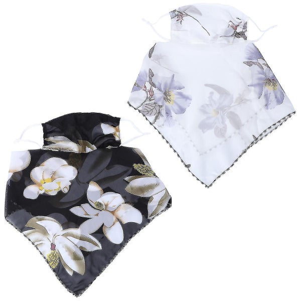 2pcs Multifunction Scarf With Mouth Mask Neck Scarf Mask Sun Protection Mask Fa Carousel 1
