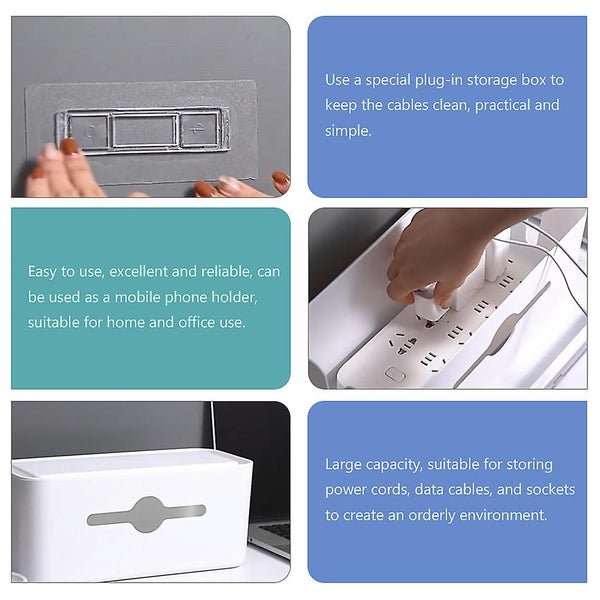 Dsl Cable Power Line Hider Box Cord Organizer Box Large Cable Management Box Ca Carousel 3