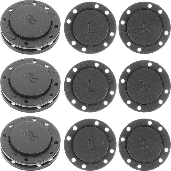 6 Pairs Magnetic Buttons Coat Snaps Buttons Invisible Snaps Fasteners Press Stu Carousel 2
