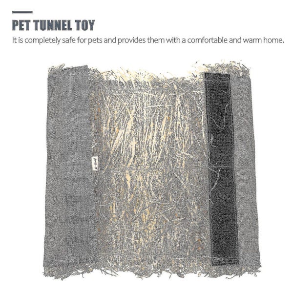 Small Pet Fun Tunnel Rabbit Hamsters Tunnel Toy Bunny Hiding Nest Pet Interacti Carousel 2