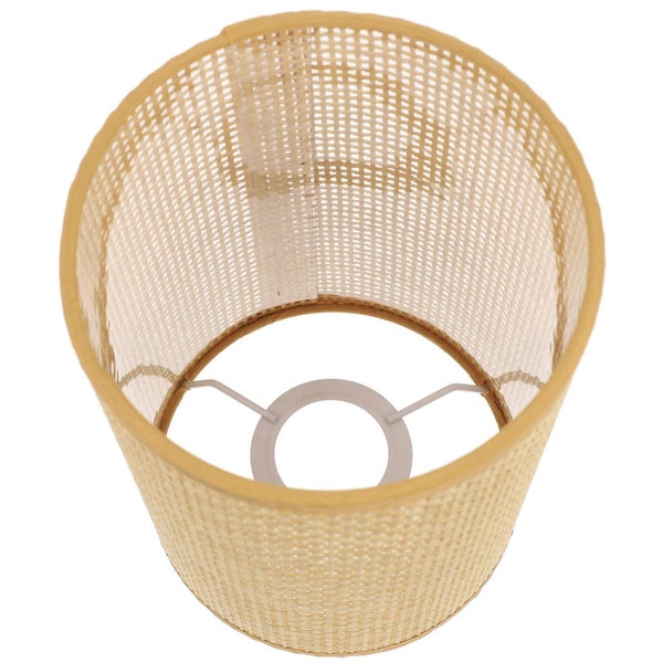Rustic Rattan Woven Light Cover Desk Lamp Cover Indoor Lamp Shade E27/e14 Lamp Carousel 2