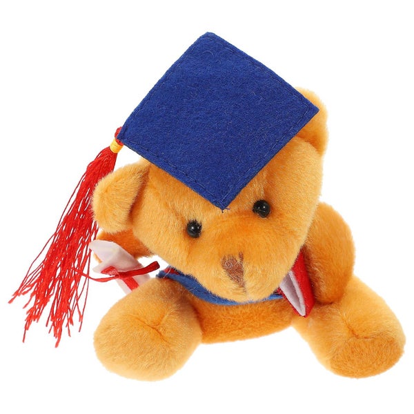 Plush Doctor Bear Keychain Stuffed Animal Pendant Lovely Bear Doll Key Ring Carousel 1