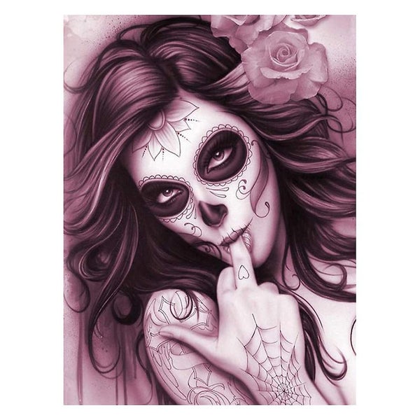 1pc Diamond Painting Diy Flower Girl Drawing Tools Kit Embroidery Painting For Carousel 1