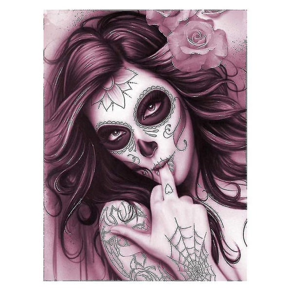 1pc Diamond Painting Diy Flower Girl Drawing Tools Kit Embroidery Painting For Carousel 2