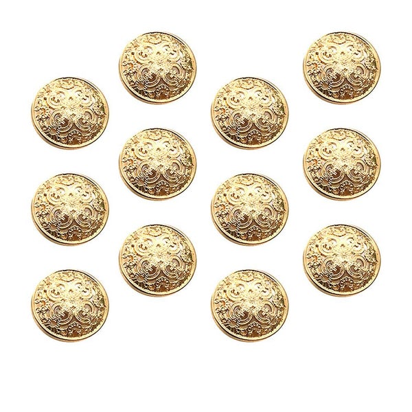 30pcs 23mm Stylish Metal Buckle Hollow out Button Handcraft Tools Down Button D Carousel 2