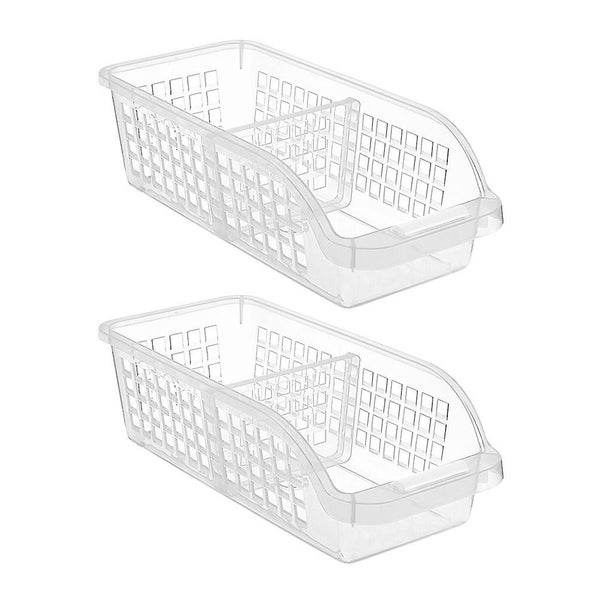 2 Pcs Flatware Storage Box Refrigerator Egg Tray Fruits Vegetables Boxes Fridge Carousel 1
