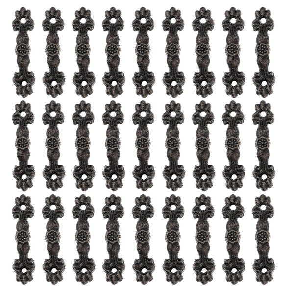 24 Pcs Furniture Handles Zinc Alloy Drawer Grips Door Knobs Cupboard Pulls Grab Carousel 1