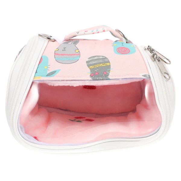 Hamster Carrier Bag Breathable Portable Animal Travel Bag Outgoing Bag Carousel 1