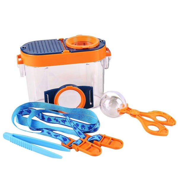1 Set Kids Outdoor Insect Collector Capture Tool Magnifier Observation Box Carousel 2