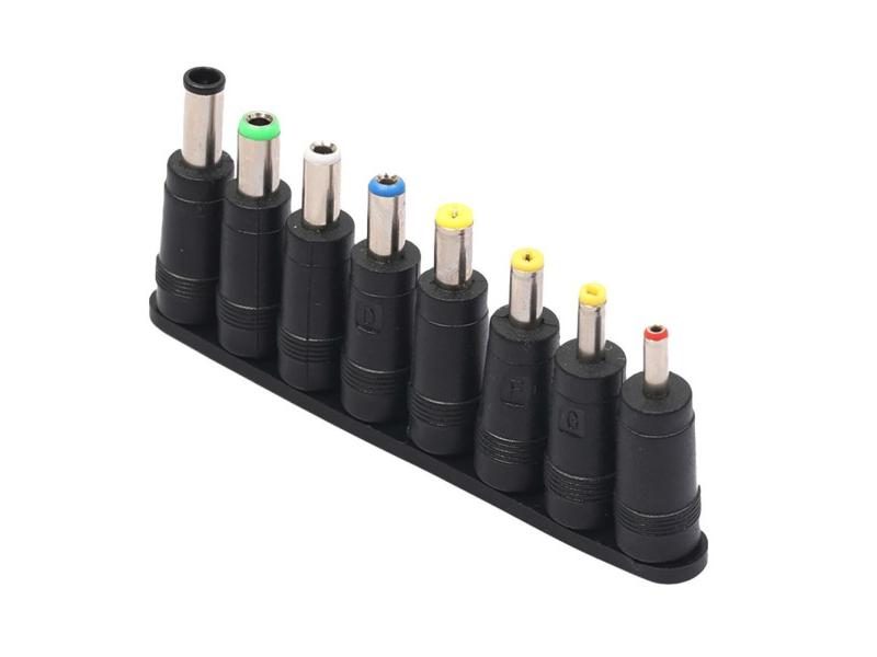 8Pcs/Set DC Multi Types To 5.5*2.1mm Power Plug Converter Adapter For Laptop Carousel 1