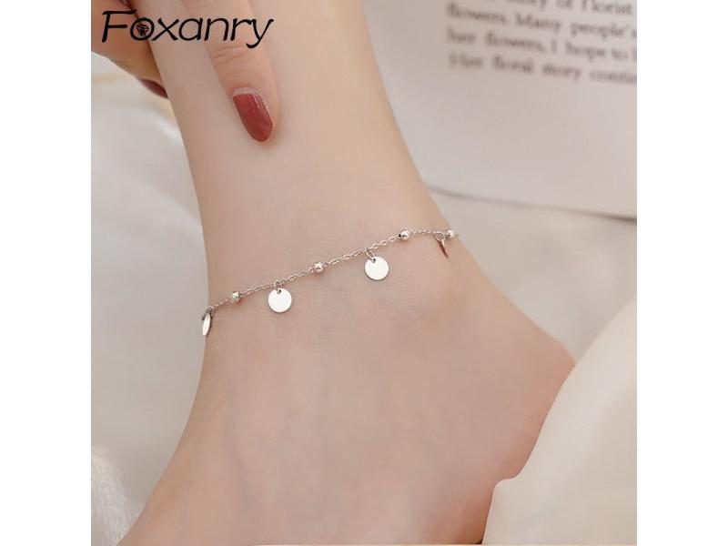925 Silver Anklet For Women New Trendy Sweet Tassel Design Gift Carousel 2