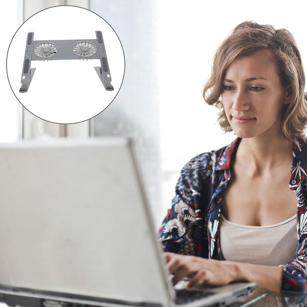 Notebook Cooler Colorful Lighting Fan Laptop Ventilated Support Air Cooler Carousel 2