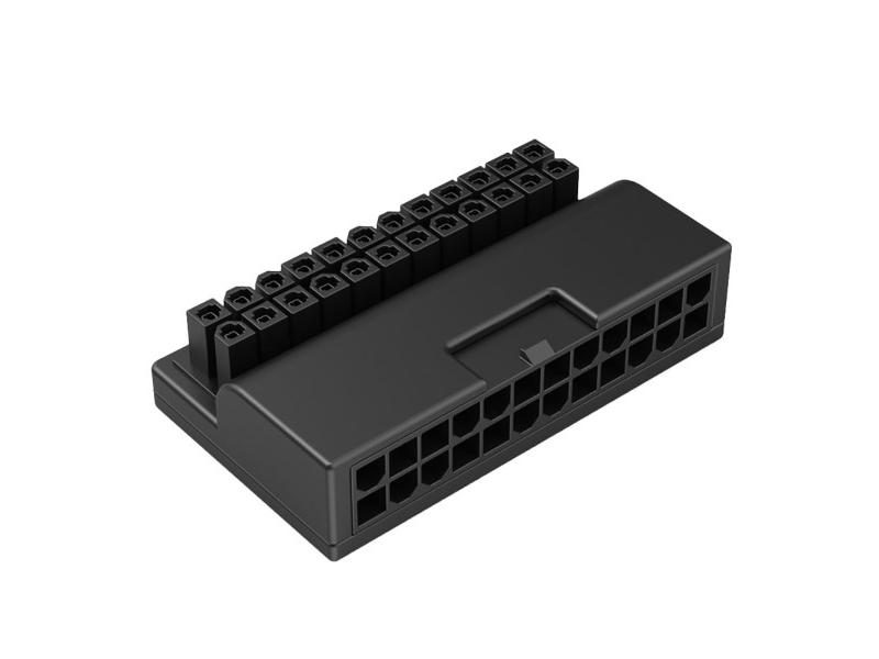 ATX 24 Pin To 90 Degree Power Plug Adapter For Motherboard Carousel 1