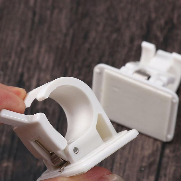 6pcs Curtain Rod Holders Self Adhesive Wall Hooks For Curtain Rod Bracket Poles Carousel 5