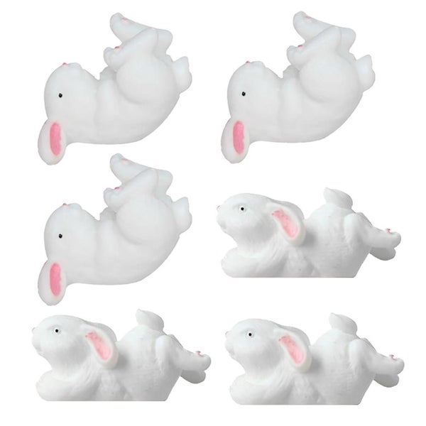 1 Set Multipurpose Durable Practical Lovely Decorative Rabbit Adornments Cake D Carousel 1