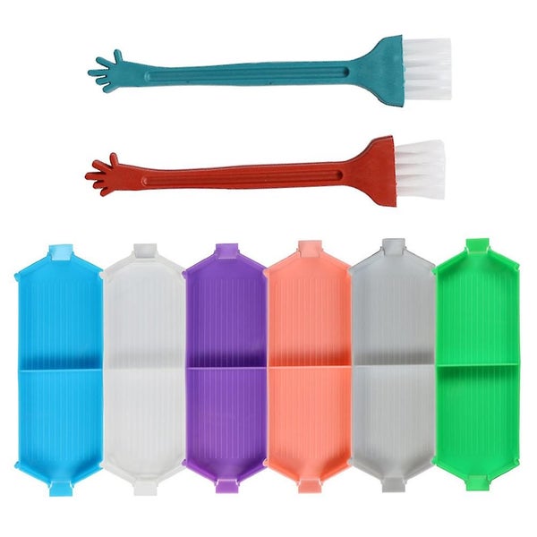 Makeup Pallet Diamond Magical Tray Embroidery Bead Tray Rhinestone Painting Pla Carousel 2