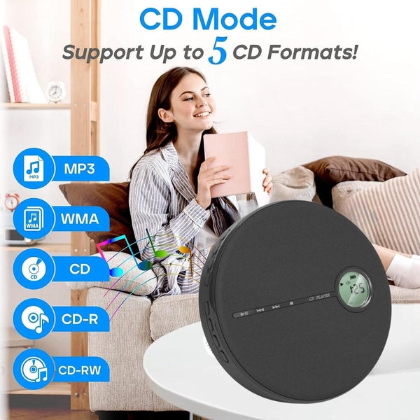 Bluetooth CD Player, USB Dual Speaker Stereo, Audio Output, A-B Repeater Carousel 2