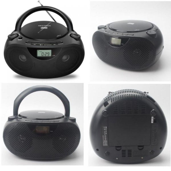 Portable Multifunctional CD Player, Bluetooth, Dual Stereo Speakers, USB, Radio Carousel 7
