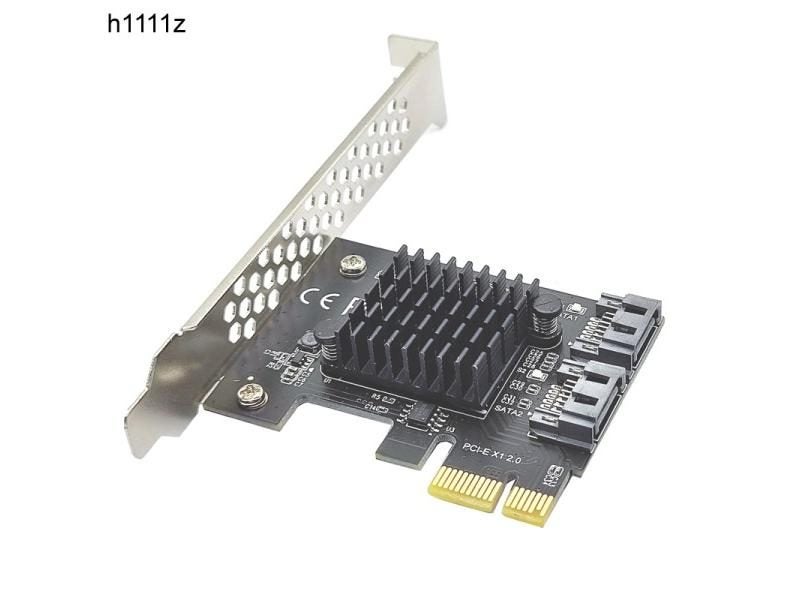 Chi A Mining PCIE SATA PCI-E Adapter 2 Port SATA 3.0 6Gbps Controller PCI Carousel 1