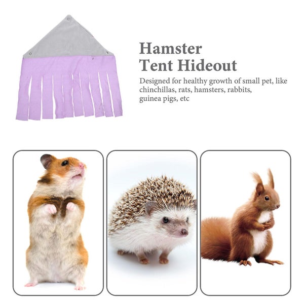 Small Animal Corner Hammock With Fringe Hamster Fringe Hammock Large Corner Fl Carousel 5