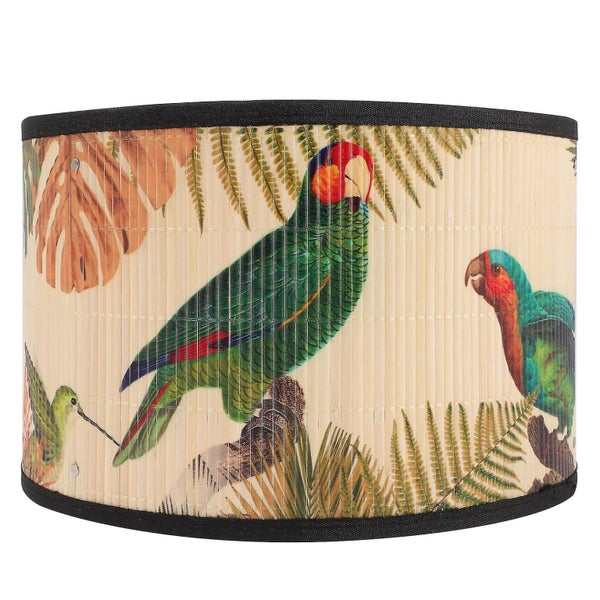 Vintage Lamp Shade Decorative Bamboo Lampshade Pendant Light Shade Home Decorat Carousel 1