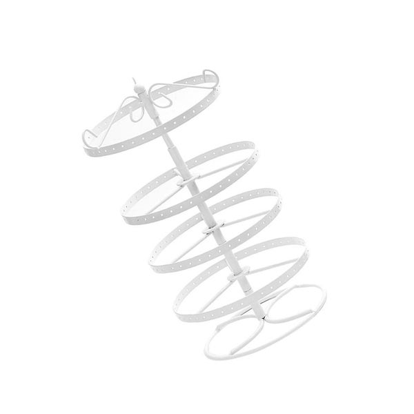 1pc Iron Art Rotating Durable Simple Jewelry Rack Ear Rings Display Stand Earri Carousel 3