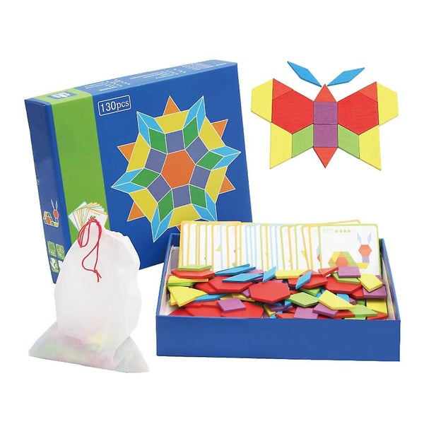 155pcs Funny Animal Shaped Tangram Kids Jigsaw Puzzle Educational Toy Early Lea Carousel 1
