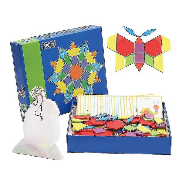 155pcs Funny Animal Shaped Tangram Kids Jigsaw Puzzle Educational Toy Early Lea Carousel 2