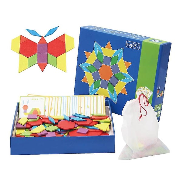 155pcs Funny Animal Shaped Tangram Kids Jigsaw Puzzle Educational Toy Early Lea Carousel 3