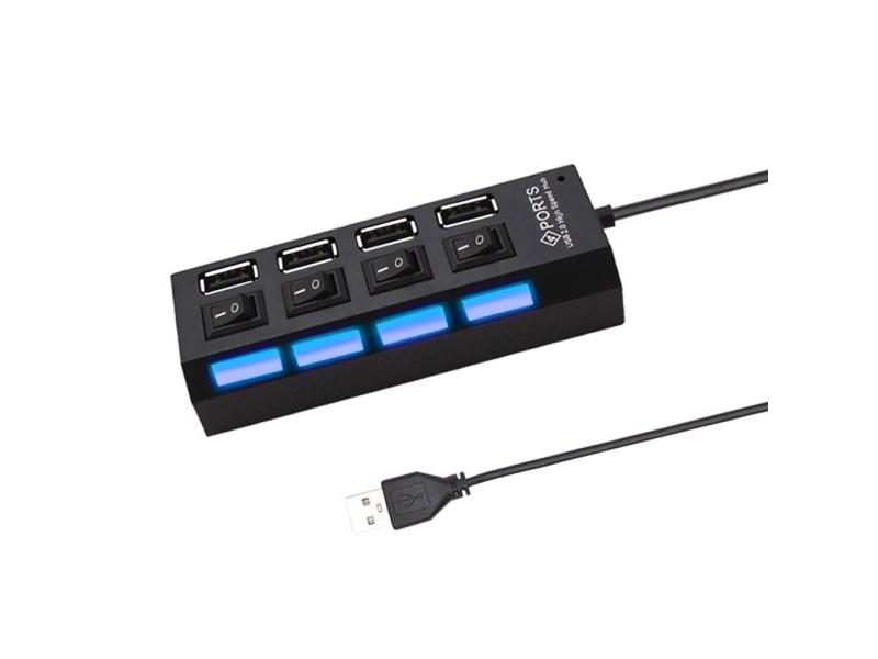 USB HUB USB Switch USB Hub 2.0 Adapter High Speed Multi 7 Ports Hub USB On/Off Carousel 1