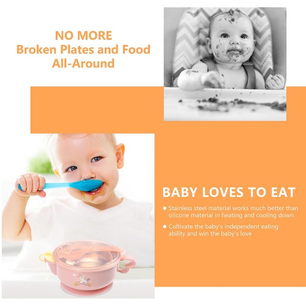Suction Bowls Baby Baby Feeding Set Baby Bowls Spoons Toddler Bowls Baby Bowls Carousel 2