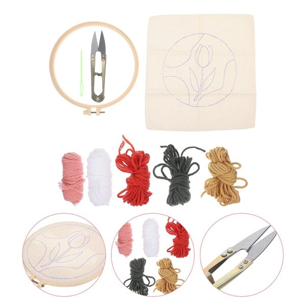 1 Set Children Stitchwork Diy Cross stitches Poke Needlework Tools Crafts Stitc Carousel 2