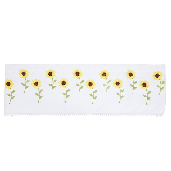 1pc Home Sunflower Short Curtain Short Curtain Home Curtain Decor Window Drape Carousel 2