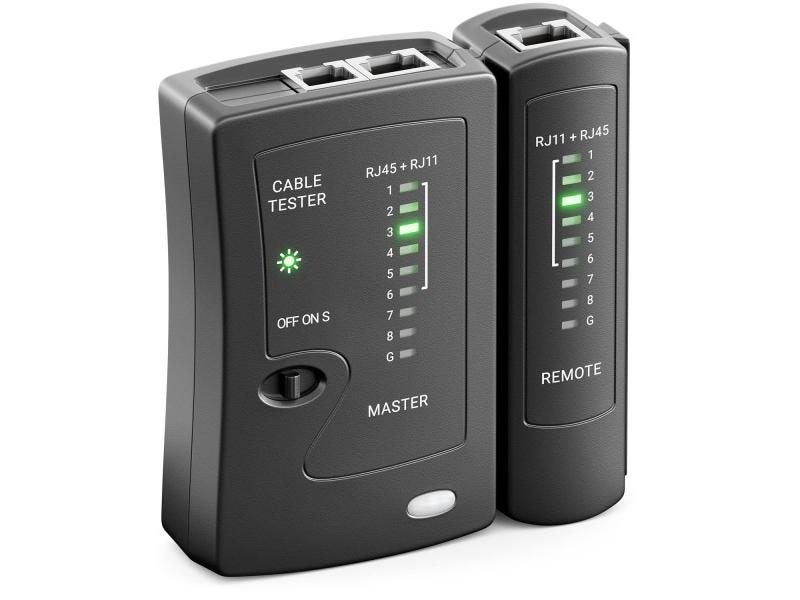 ZoeRax Network Ethernet Cable Tester For LAN RJ45 Cat5 Cat5e Cat6 Cat6a Cat7 Carousel 1