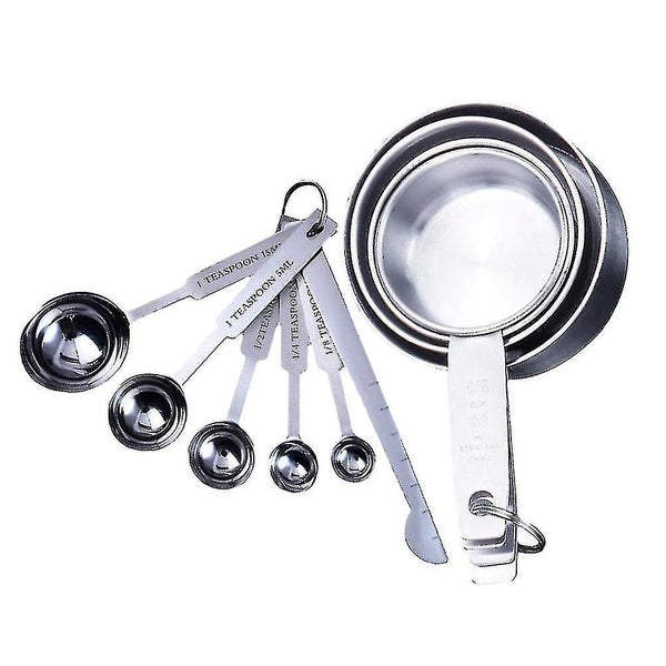 2 Set Stainless Steel Spoon Cooking Measure Spoon Measure Spoons Set Teaspoon M Carousel 1