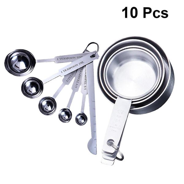 2 Set Stainless Steel Spoon Cooking Measure Spoon Measure Spoons Set Teaspoon M Carousel 2