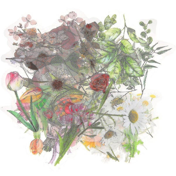 160pcs Diy Crafts Stickers Gift Plant Stickers Delicate Stickers For Scrapbooki Carousel 3