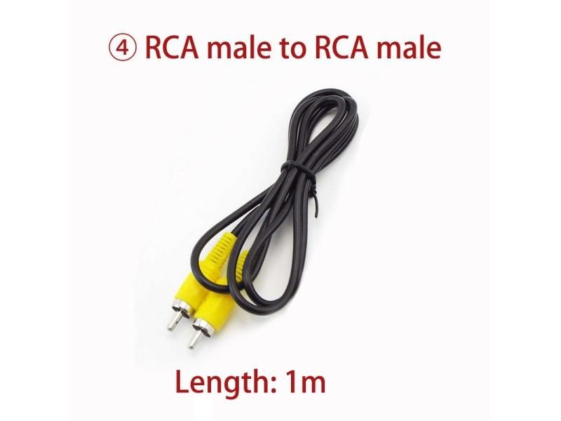 M/M M/F RCA Connector Audio Cables Video Cable Extension Wire Cord Male Female Carousel 1