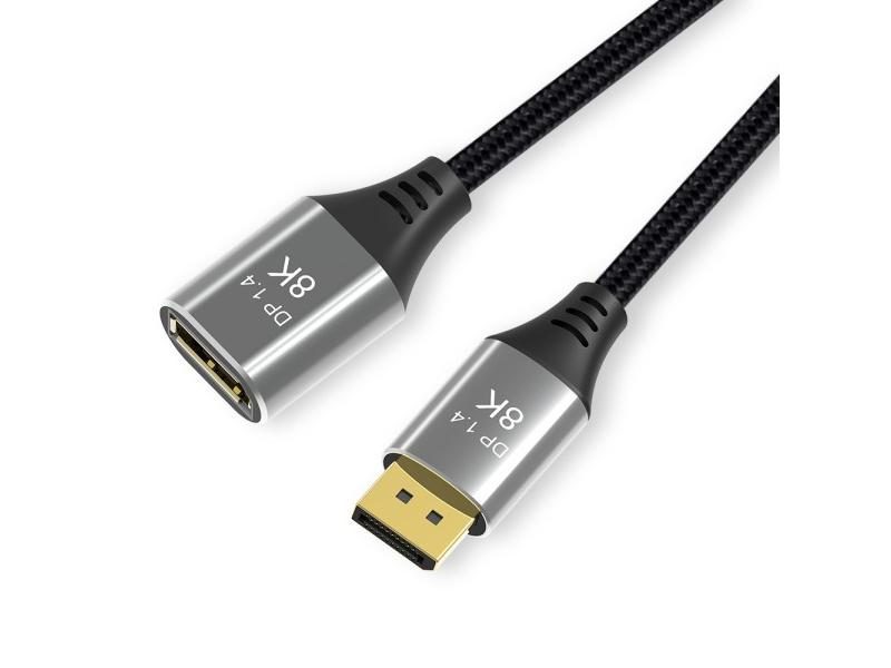 4K 144Hz 8K 60Hz Displayport Extension Cable DP 1.4 Male To Female Carousel 1