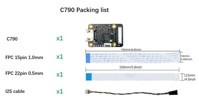 C790 1080P 60Hz HDMI IN To CSI-2 Adapter I2S BliKVM And PiKVM "KVM Over IP" Carousel 1