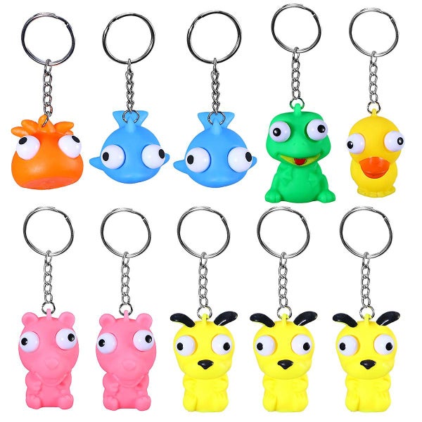 10 Pcs Fidget Toy Kids Keychains Kids Kids Party Favors Bulk Slow Toy Squeezy T Carousel 1