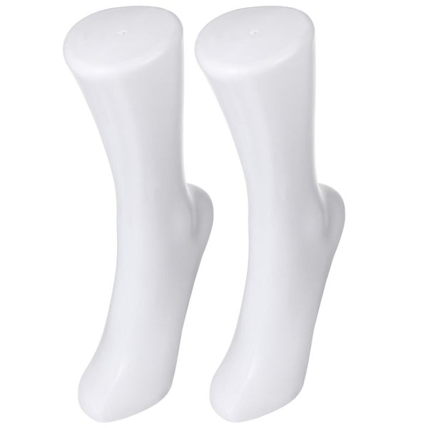 2pcs Foot Sock Mannequin Foot Mold Woman Sock Display Mannequin Feet Model Carousel 2