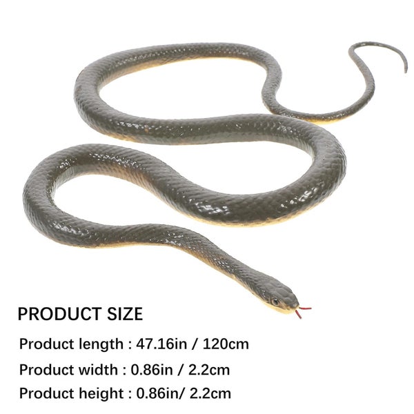 Animaniacs Toys Fake Toilet Snake Snake Prank Toy Prank Snake Realistic Haunted Carousel 4